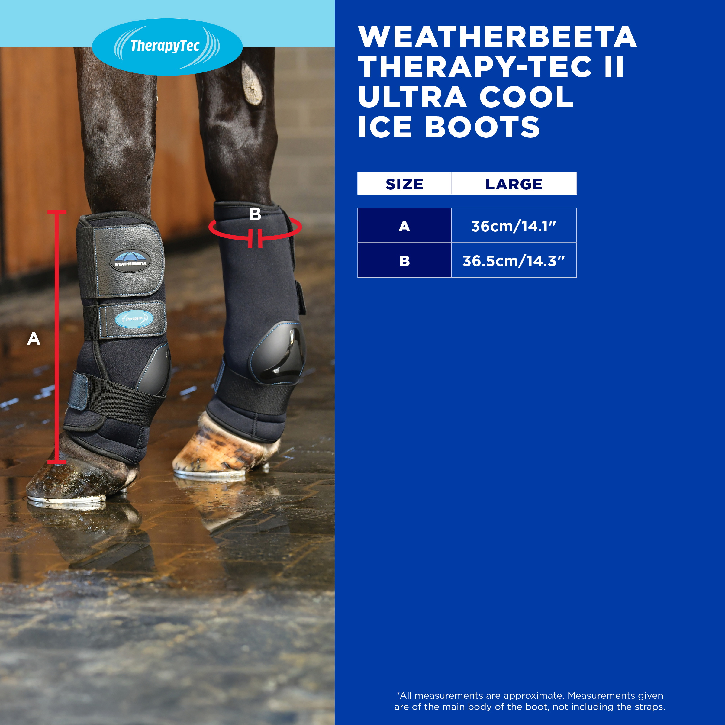 WEATHERBEETA Therapy-Tec II Ultra Cool Ice Boots  Tableau des tailles